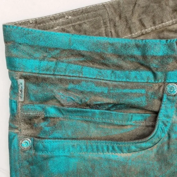 NEW Men's ROBIN'S JEAN Straight Leg Foiled Jeans